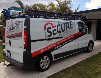24. secure lock van